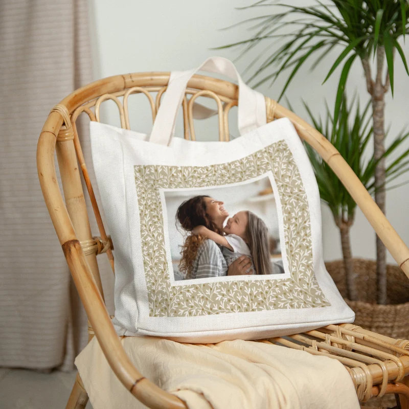 Tote bag Objets Anse en toile Motifs Noël