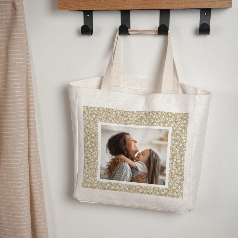 Tote bag Objets Anse en toile Motifs Noël