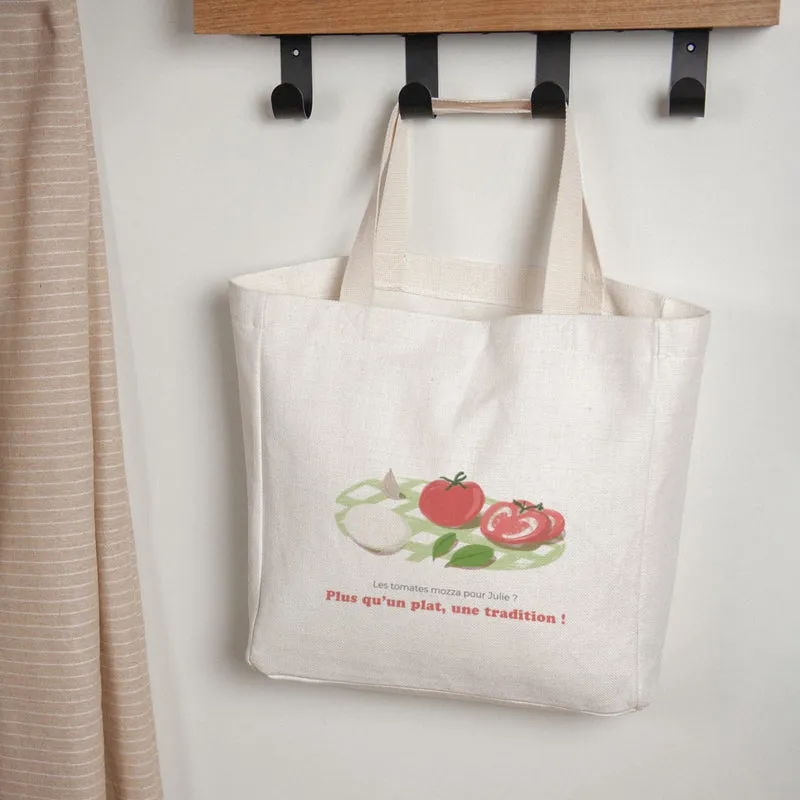 Tote bag Objets Anse en toile Les tomates mozza