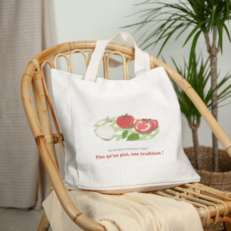 Tote bag Objets Anse en toile Les tomates mozza