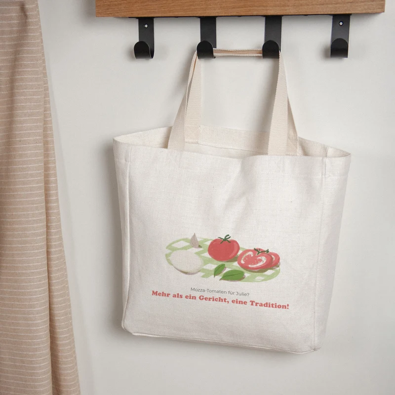 Tote bag Objets Anse en toile Les tomates mozza