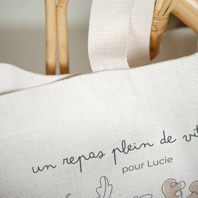 Tote bag Objets Anse en toile Le panier de légumes