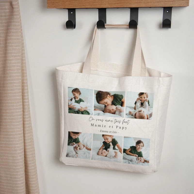 Tote bag Objets Anse en toile 6 photos