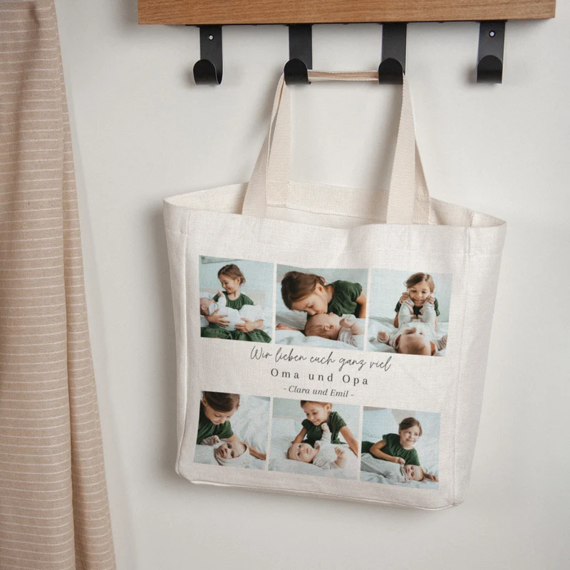 Tote bag Objets Anse en toile 6 photos