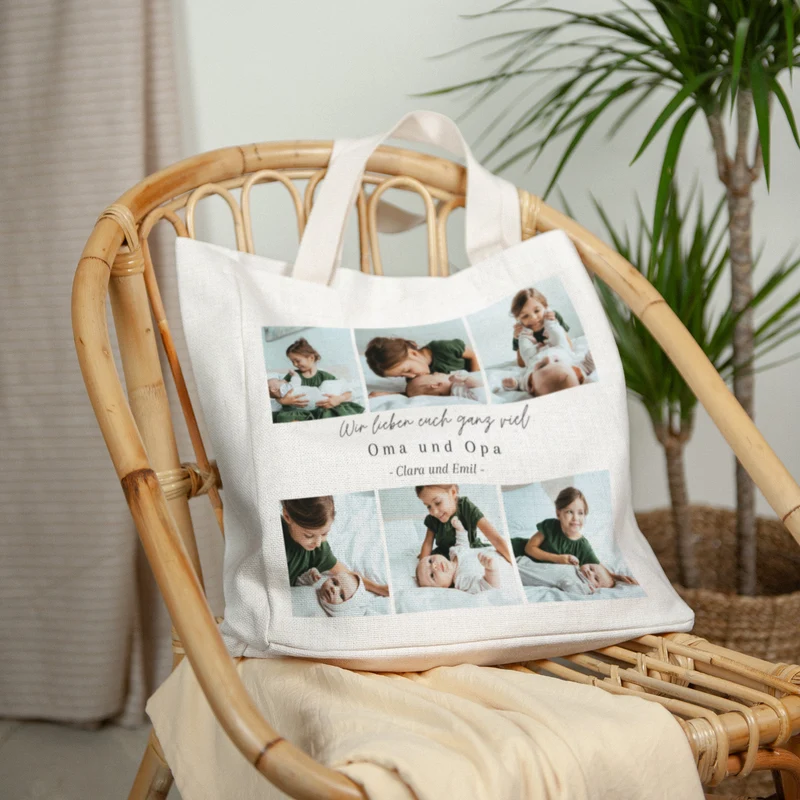 Tote bag Objets Anse en toile 6 photos