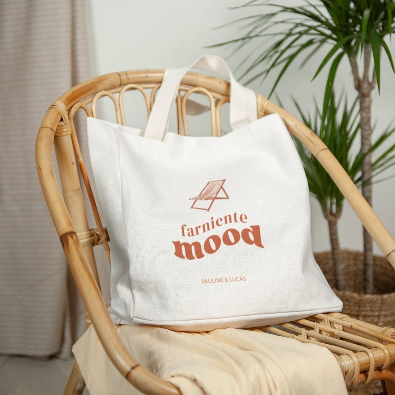 Tote bag Objets Anse en toile Farniente