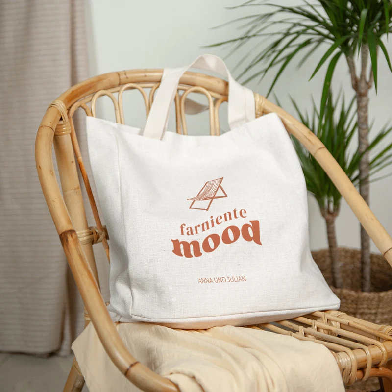 Tote bag Objets Anse en toile Farniente