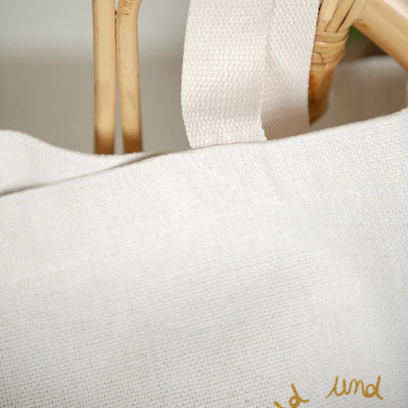 Tote bag Objets Anse en toile Amour, plage & bronzage