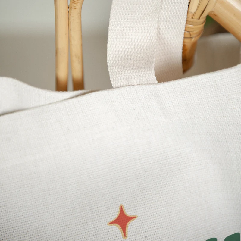 Tote bag Objets Anse en toile Family is everything
