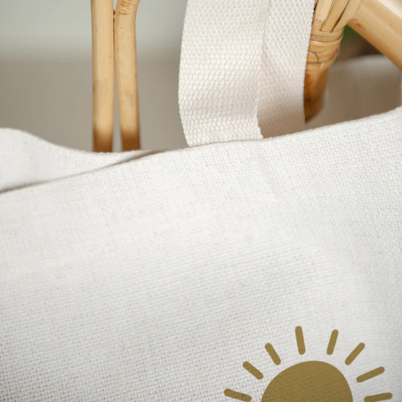 Tote bag Objets Anse en toile Vacances en famille