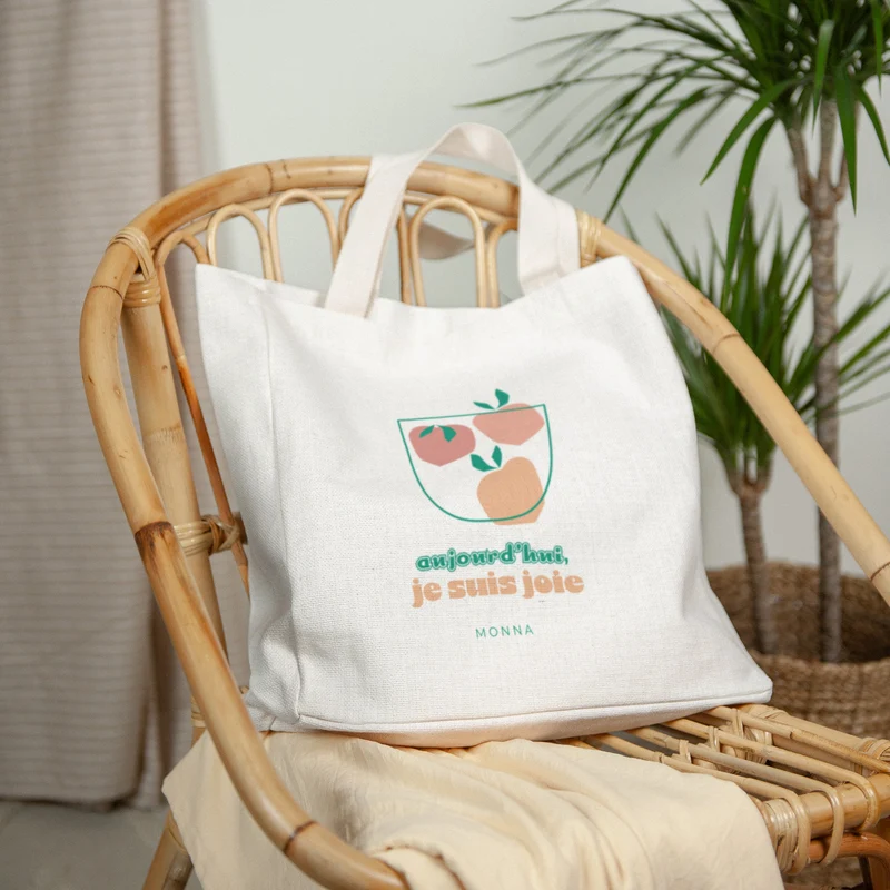 Tote bag Objets Anse en toile La pêche