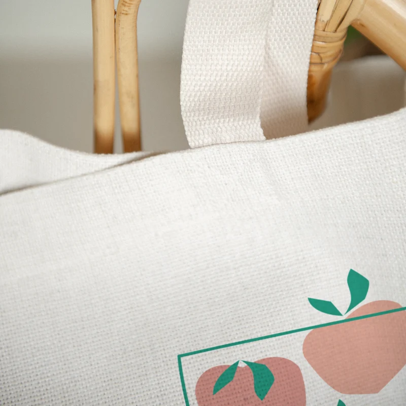 Tote bag Objets Anse en toile La pêche