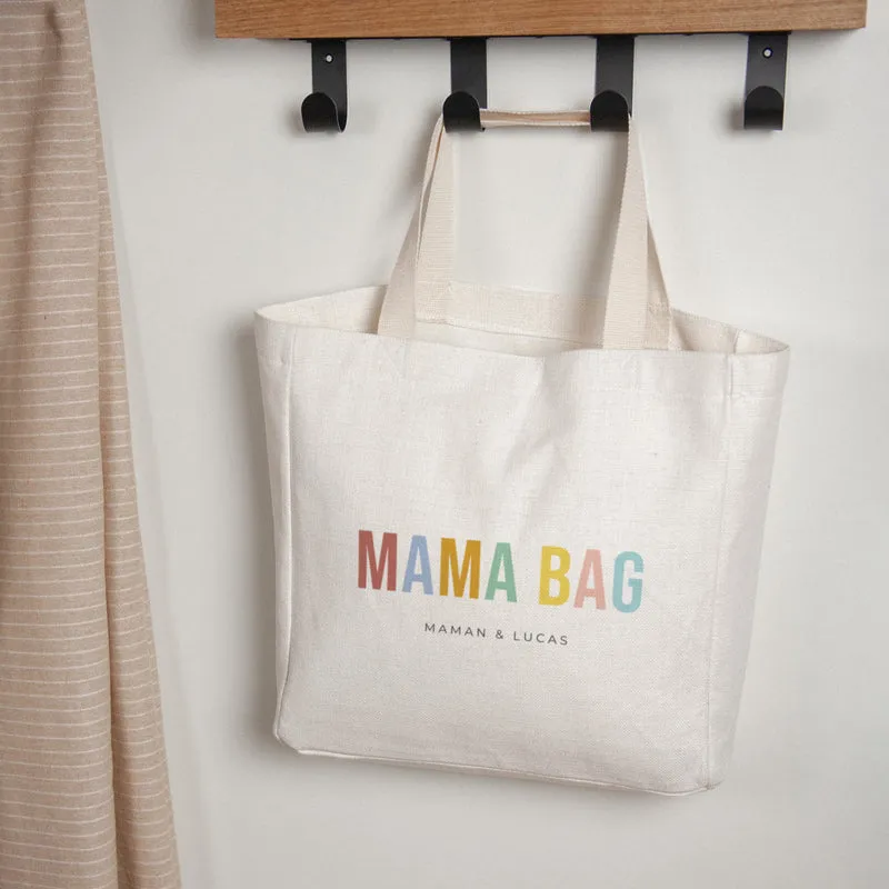 Tote bag Objets Anse en toile MAMA BAG
