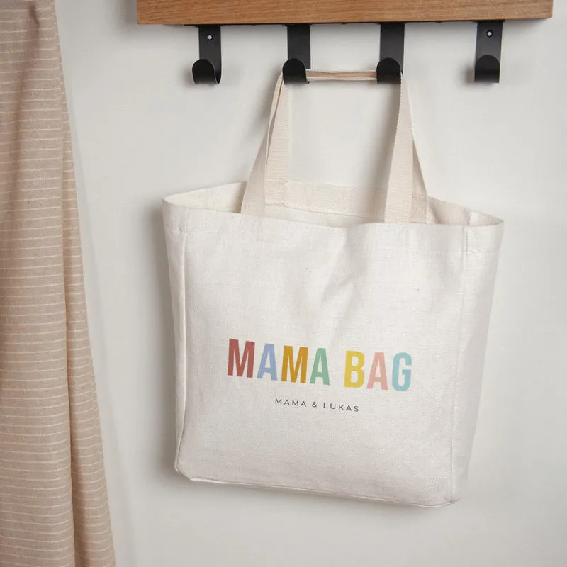 Tote bag Objets Anse en toile MAMA BAG