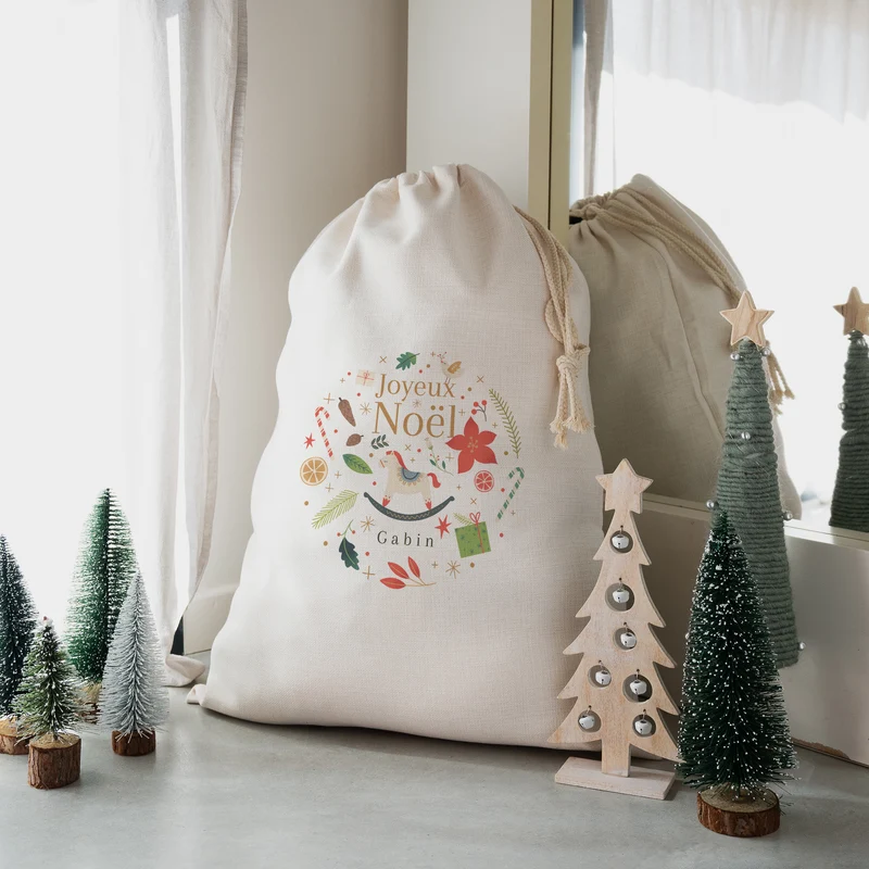 Sac de rangement Fin d'année Grand format Tourbillon enchanté