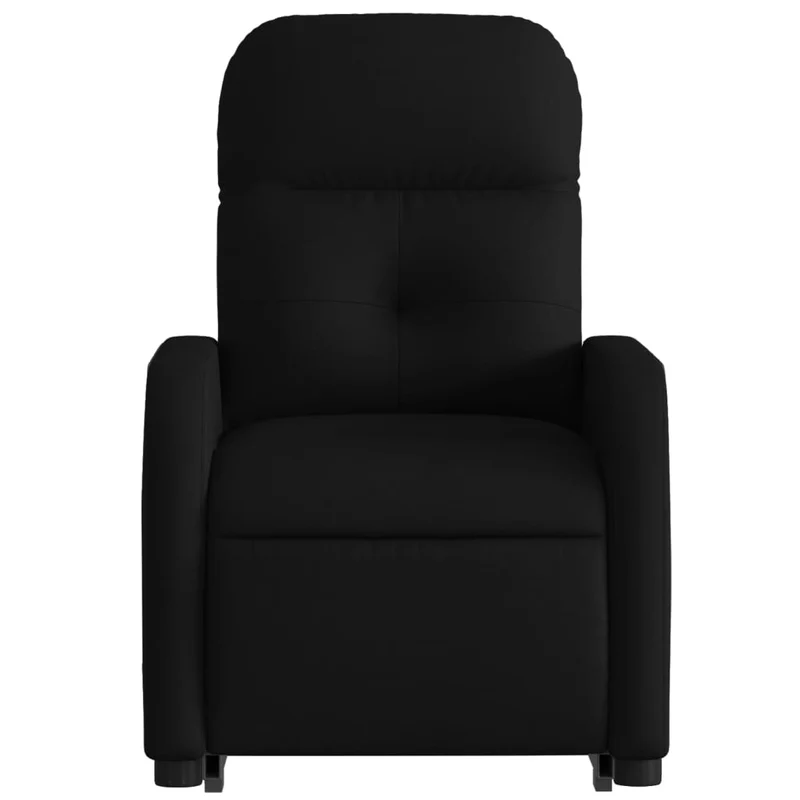 Fauteuil relax TV fonction de levage électrique très confortable en tissu noir DEC028489