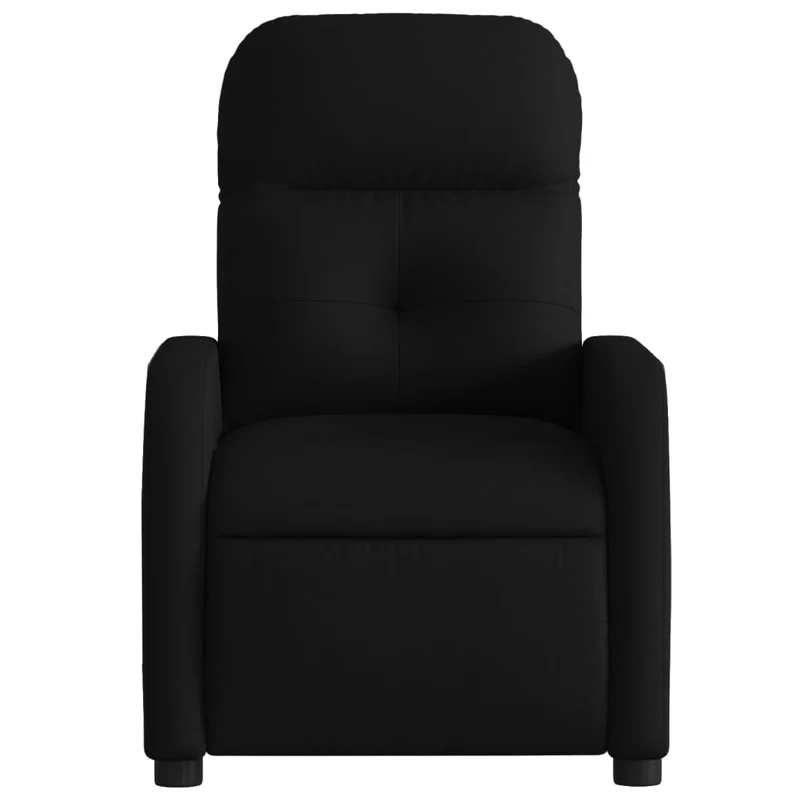 Fauteuil relax TV fonction d'inclinaison électrique très confortable en tissu noir DEC028488