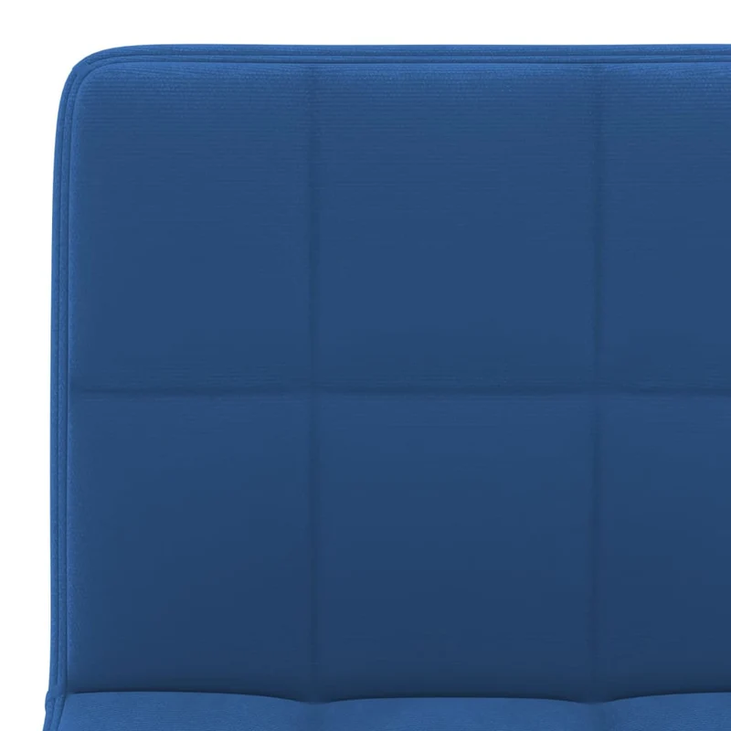 Lot de 2 tabourets de bar chaises hautes avec dossier en velours bleu DEC029631