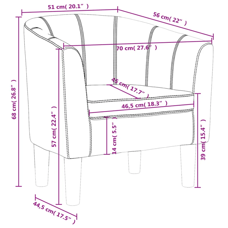 Fauteuil lounge design et moderne dossier arrondi en PVC noir DEC028655