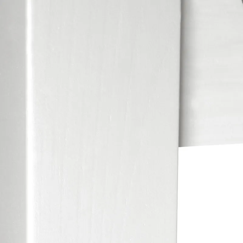 Lit design palette avec sommier à lattes 140x200 cm en bois massif blanc LIT06240