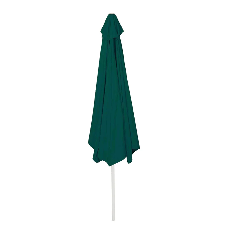 Parasol de jardin 2x3m rectangulaire inclinable polyester/aluminium protection uv 50+ vert 04_0008027