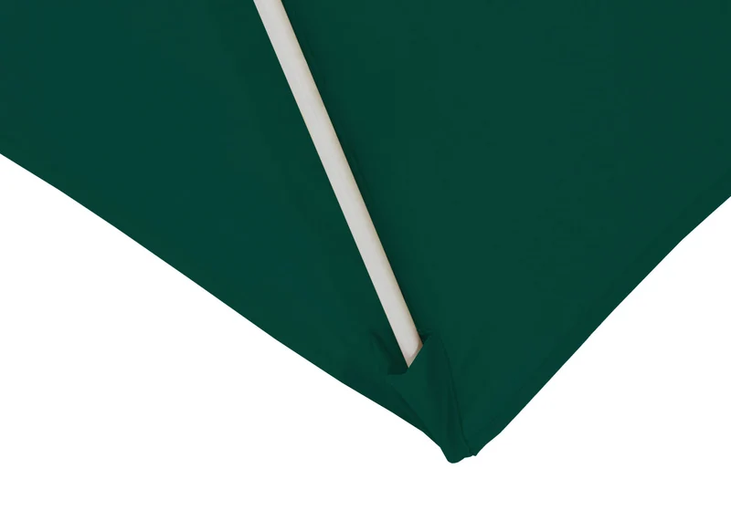Parasol de jardin 2x3m rectangulaire inclinable polyester/aluminium protection uv 50+ vert 04_0008027
