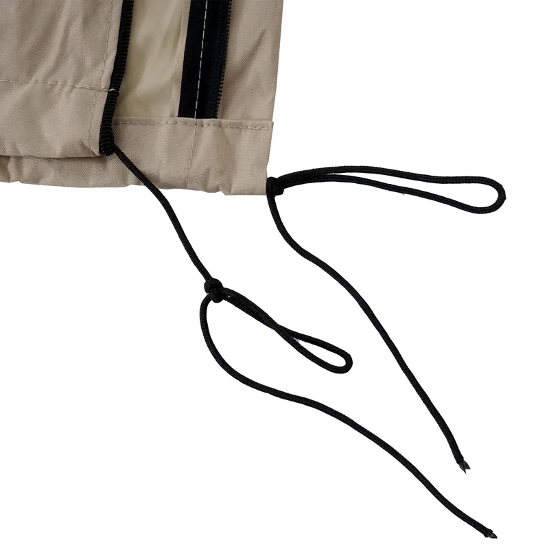 House de protection pour parasol jusqu'à 3,5 m avec fermeture éclair crème 04_0002810