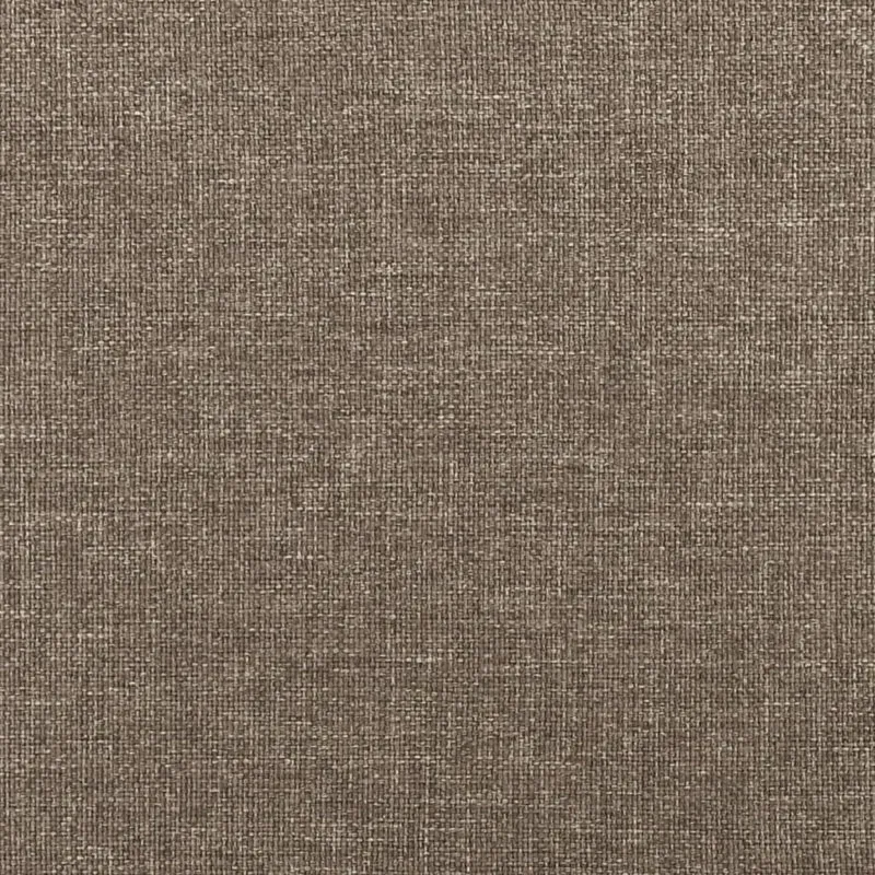 Tête de lit accessoire couchage chambre à coucher meuble 100 x 5 x 78/88 cm tissu taupe TDL0202014