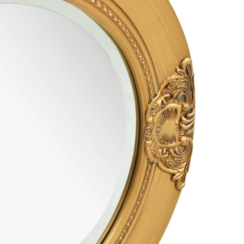 Miroir mural rondstyle baroque 50 cm Doré DEC022887