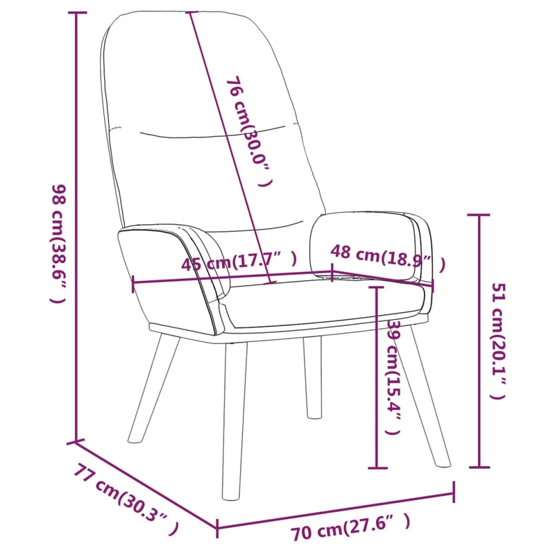 Fauteuil lounge chaise de canapé design moderne en tissu noir et bois DEC026739