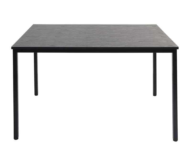 Bureau table d'ordinateur 120x80cm en MDF aspect chêne et acier noir 04_0001391