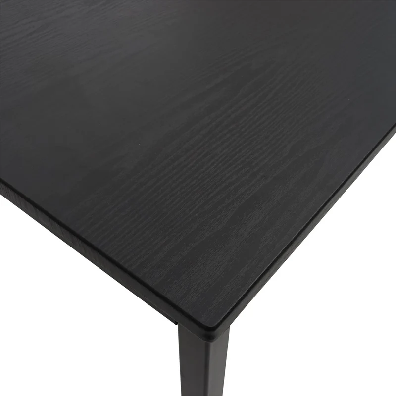 Bureau table d'ordinateur 120x80cm en MDF aspect chêne et acier noir 04_0001391