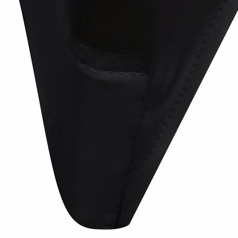 Housse de chaise extensible 4 pcs Noir DEC022358