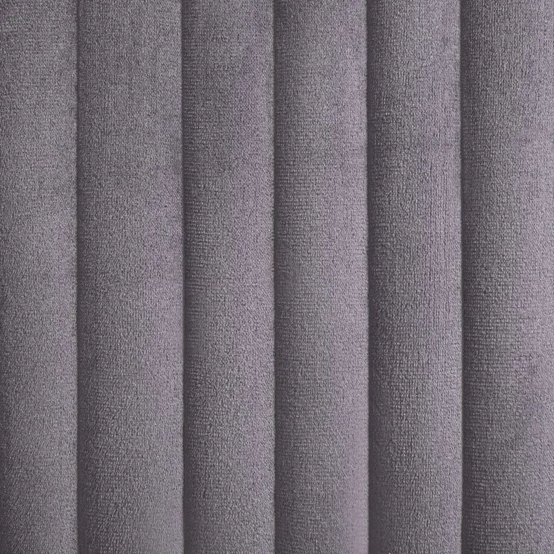 Lot de 4 chaises de salle à manger cuisine design moderne velours gris CDS021621