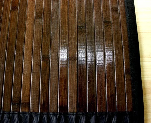 Tapis en bambou brun foncé 60 x 240 cm TAP06098