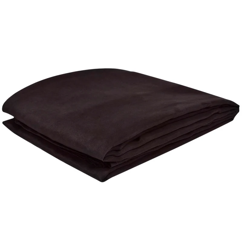 Housse Micro-suède de canapé Brun 140 x 210 cm DEC022308