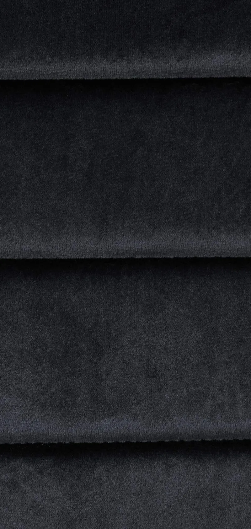 Lot de 4 chaises de salle à manger design simple en tissu velours avec couture noir cadre en métal noir CDS10405