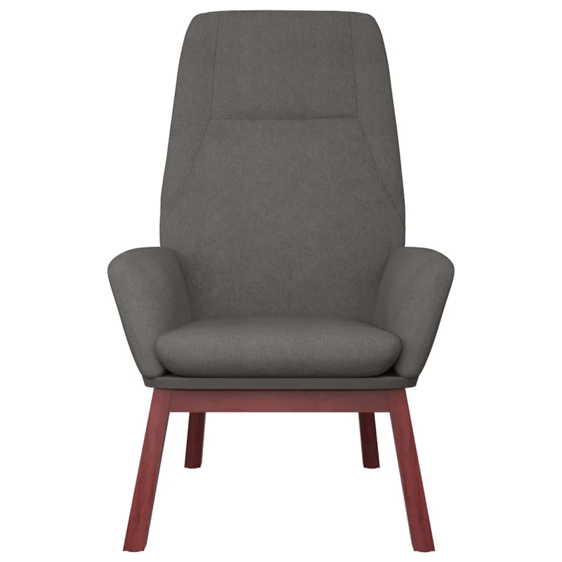 Fauteuil lounge chaise de canapé design moderne en tissu gris clair DEC026669