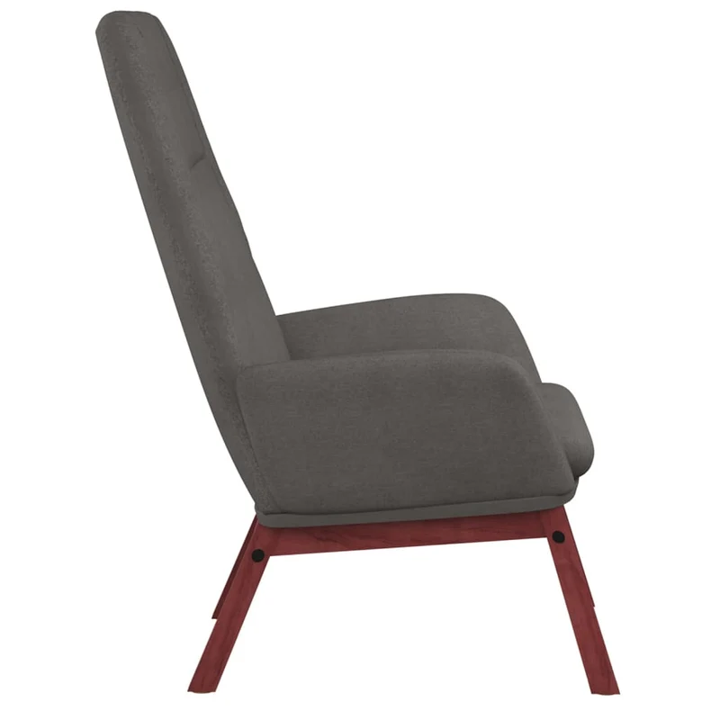 Fauteuil lounge chaise de canapé design moderne en tissu gris clair DEC026669