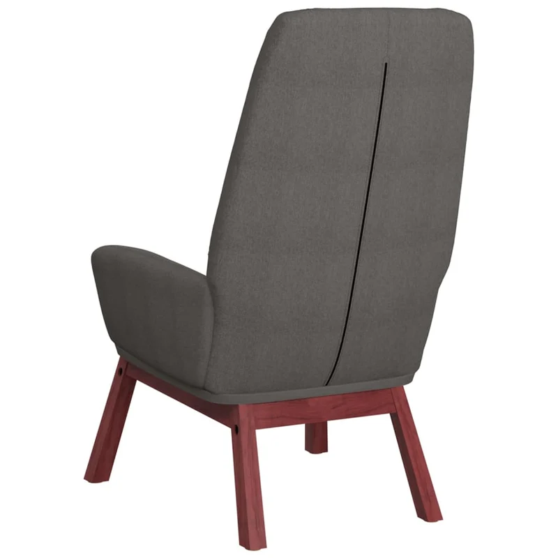 Fauteuil lounge chaise de canapé design moderne en tissu gris clair DEC026669