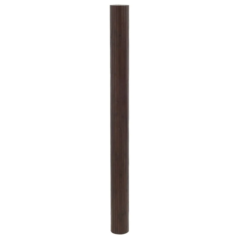 Paravent séparateur de pièce cloison 165 x 600 cm bambou marron foncé DEC031153