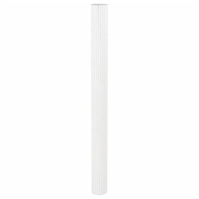 Paravent séparateur de pièce cloison 165 x 800 cm bambou blanc DEC031142
