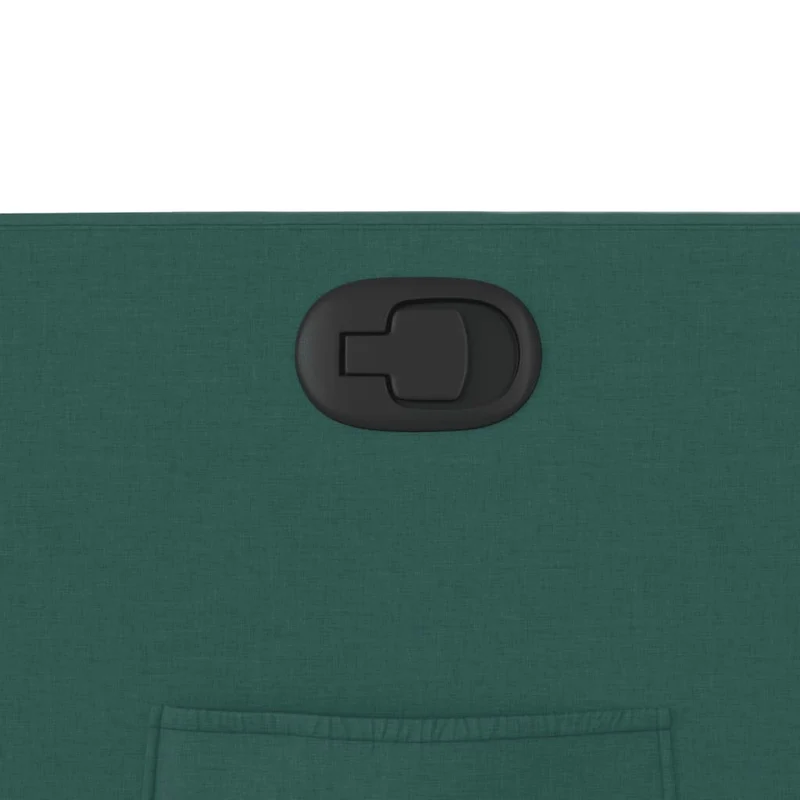 Fauteuil relax TV rembourrage confortable fonction d'inclinaison manuelle en tissu vert foncé DEC028215
