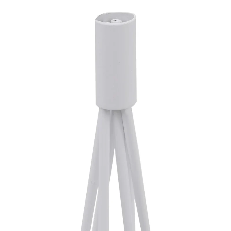 Arbre décoratif sapin de Noël décoratif en métal à personnaliser décoration intérieure 60 cm blanc 04_0009011