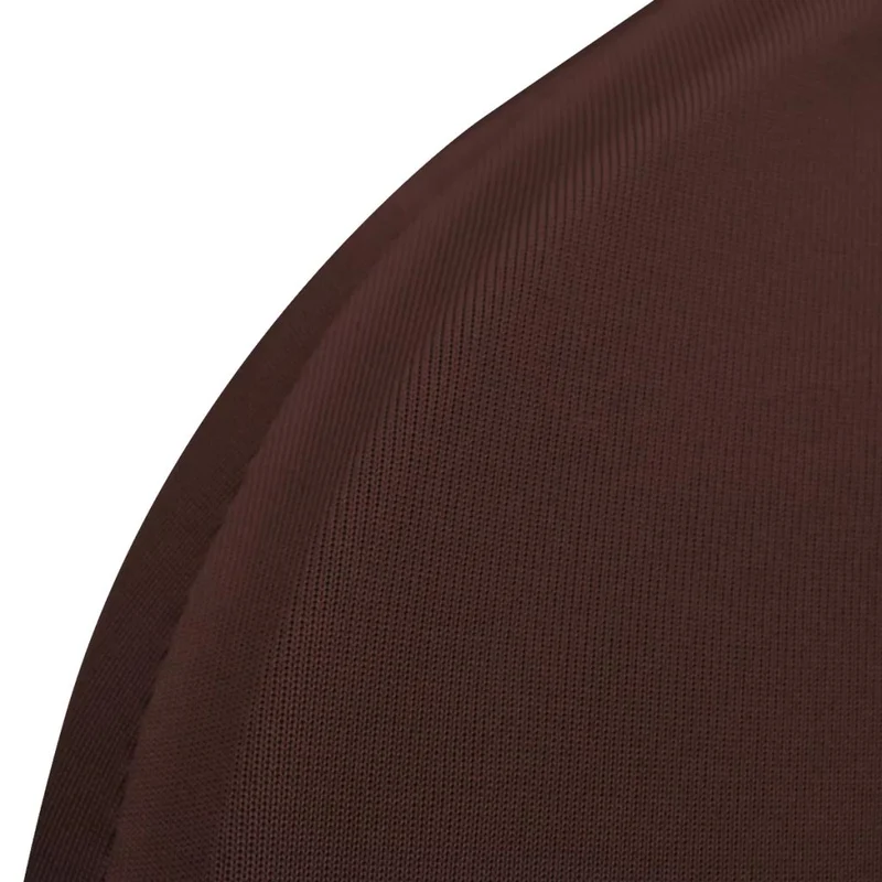 Housse de chaise extensible 6 pcs marron DEC022362