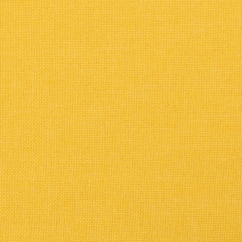Repose-pieds tabouret 45 x 29,5 x 35 cm tissu jaune DEC030379