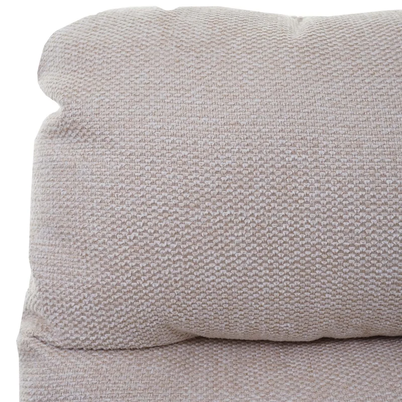 Lot de 6 chaises de salle à manger pivotantes 180° avec retour automatique tissu polyester crème métal noir 04_0007668
