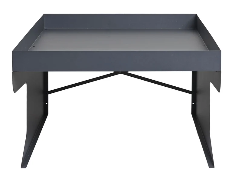 Garage XL abri pour robot tondeuse avec bac à plantes 47 x 70 x 100 cm métal anthracite 04_0010355