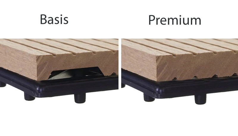 Dalles de terrasse x11 aspect bois en WPC 30x30cm clipsable 1m² balcon jardin extérieur 04_0005500