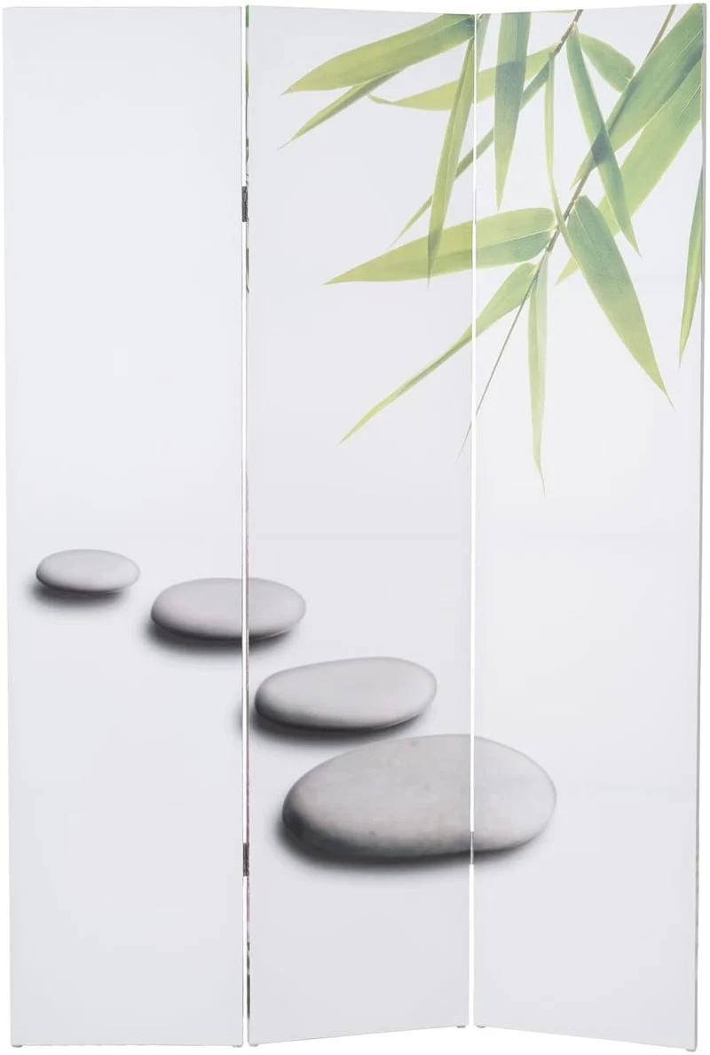 Paravent 3 panneaux pans séparateur de pièce 180x120cm motif orchidée 04_0004135
